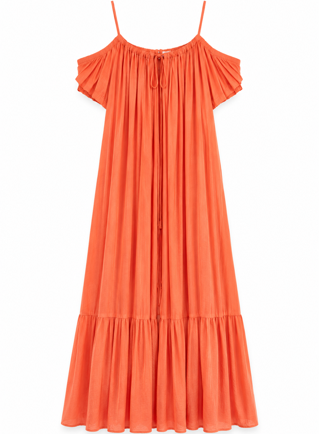 VESTIDO MIDI FLUIDO CUT OUT