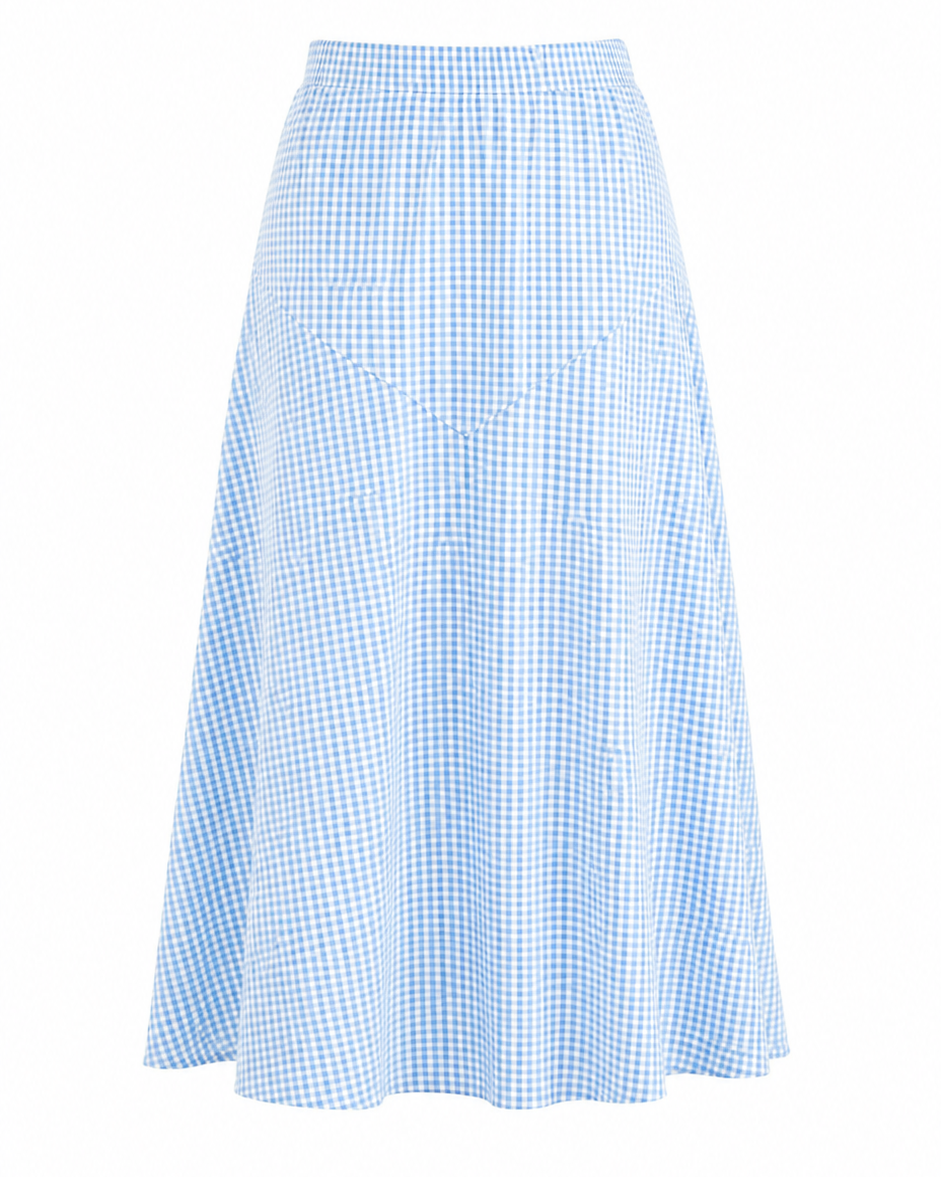 FALDA MIDI VICHY
