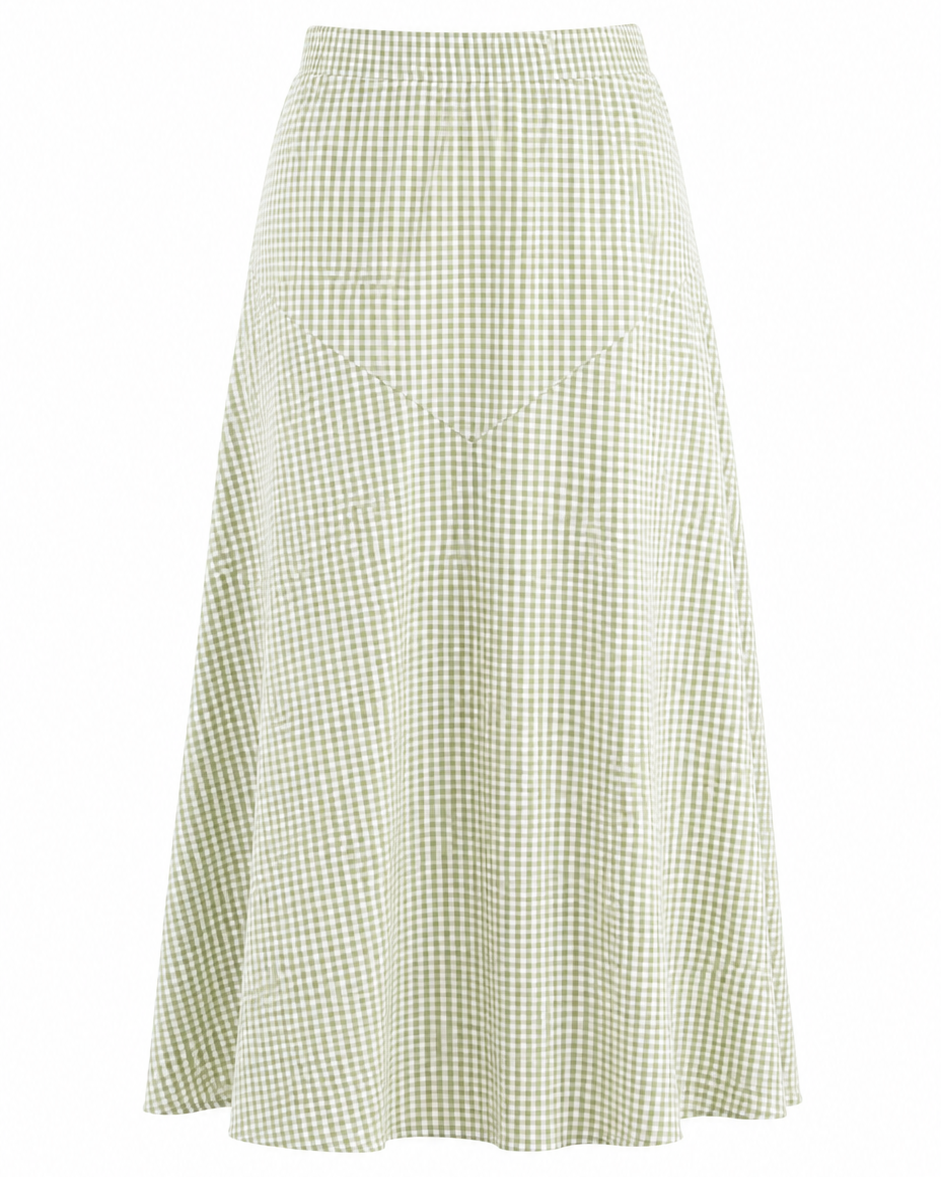 FALDA MIDI VICHY