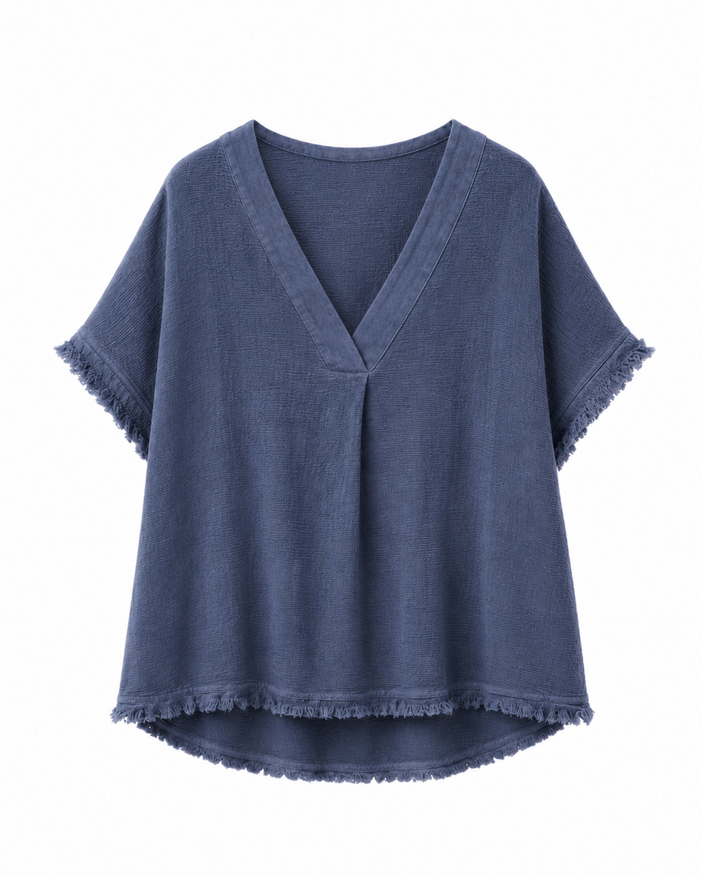 BLUSA CUELLO PICO LINO