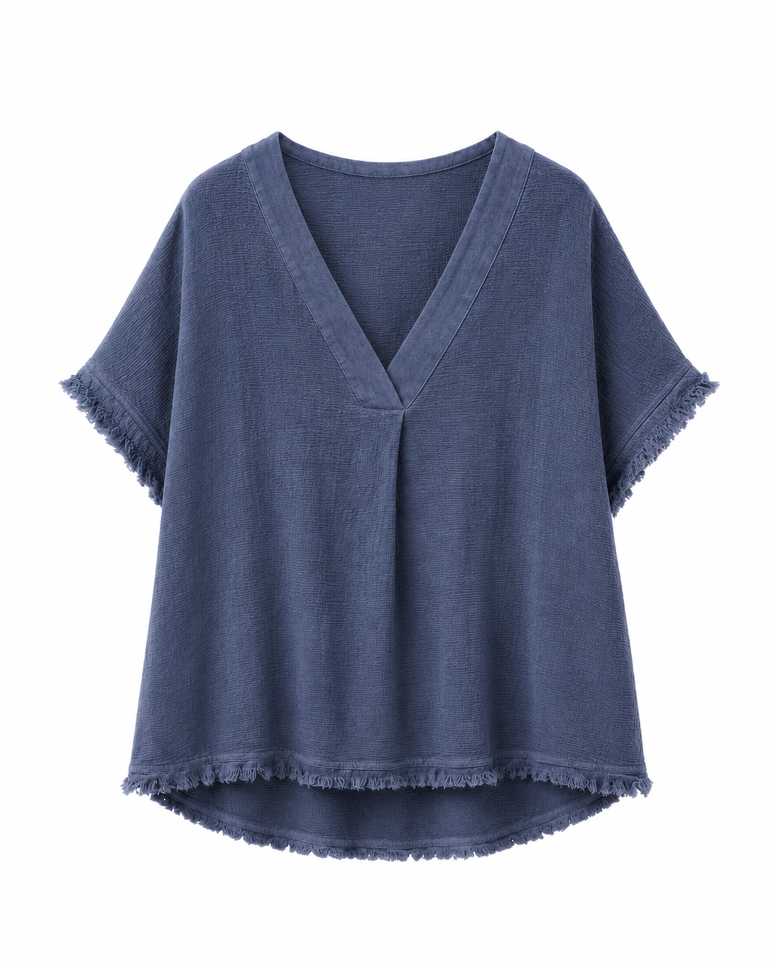 BLUSA CUELLO PICO LINO