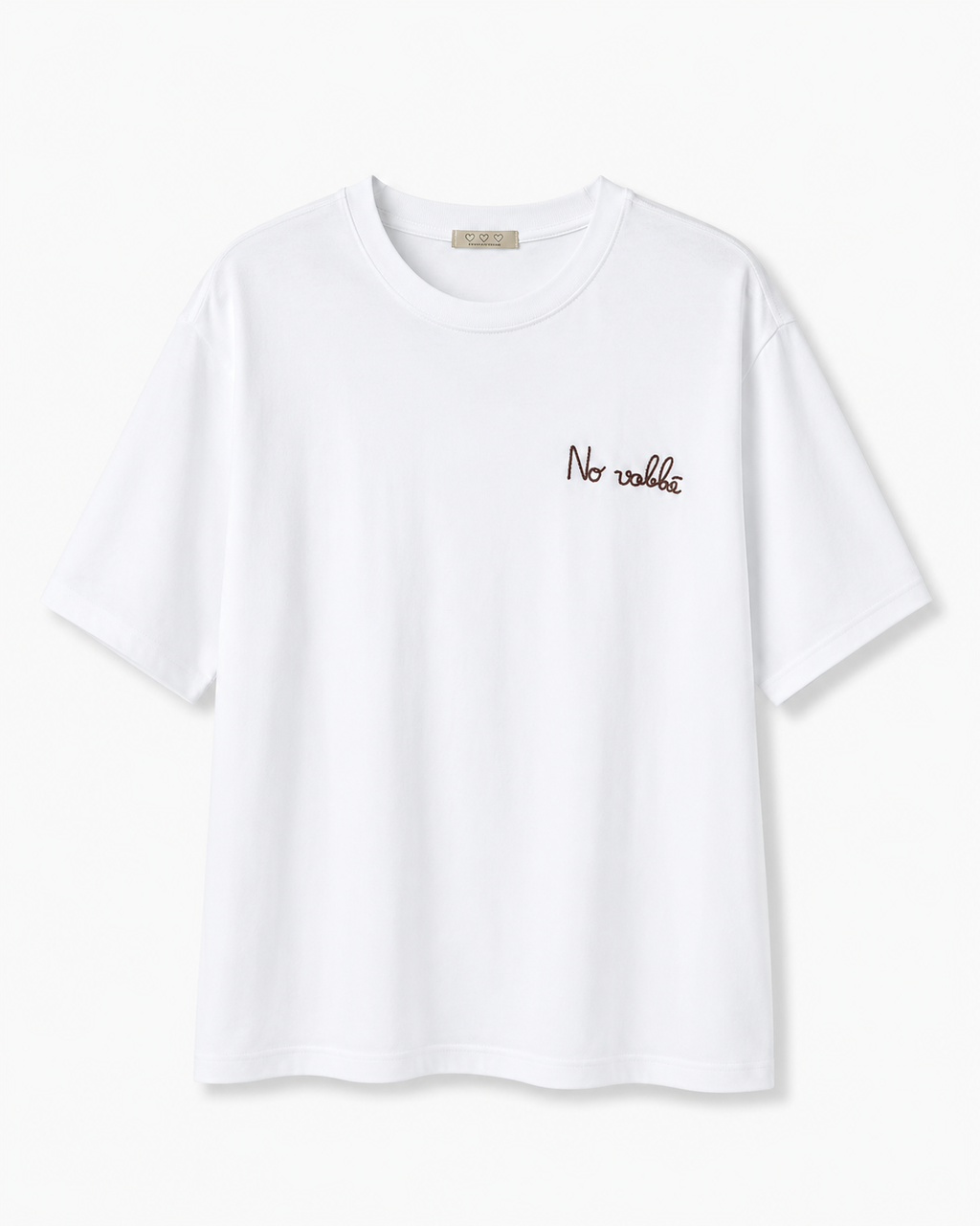 CAMISETA ALGODÓN BORDADO