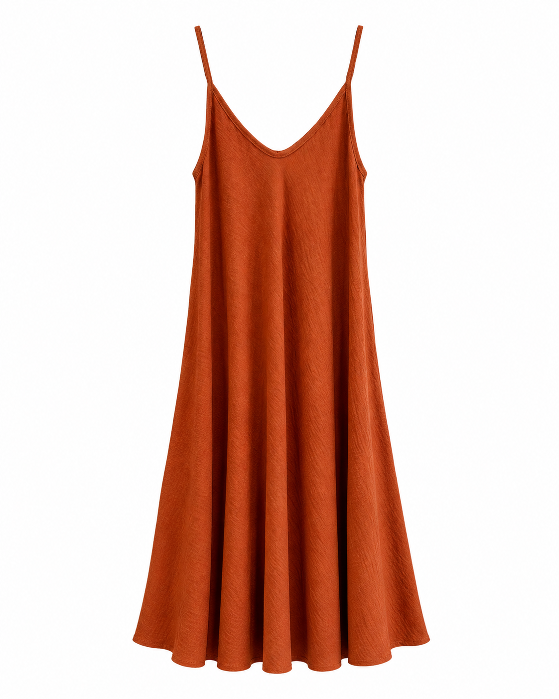 VESTIDO MIDI TIRANTES FLUIDO