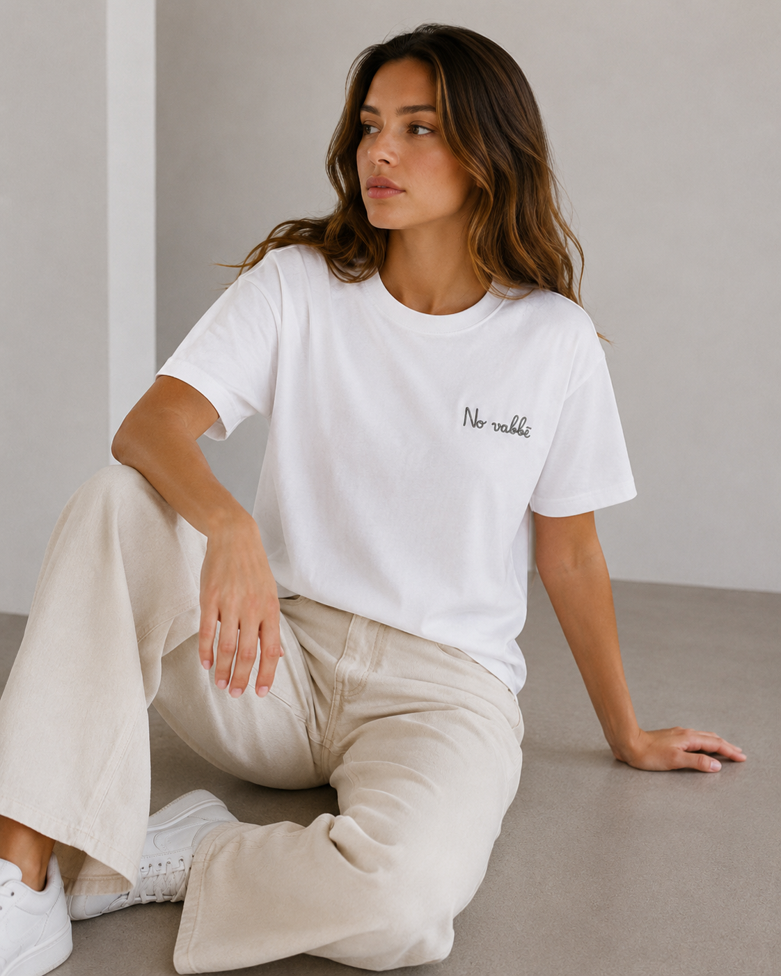 CAMISETA ALGODÓN BORDADO