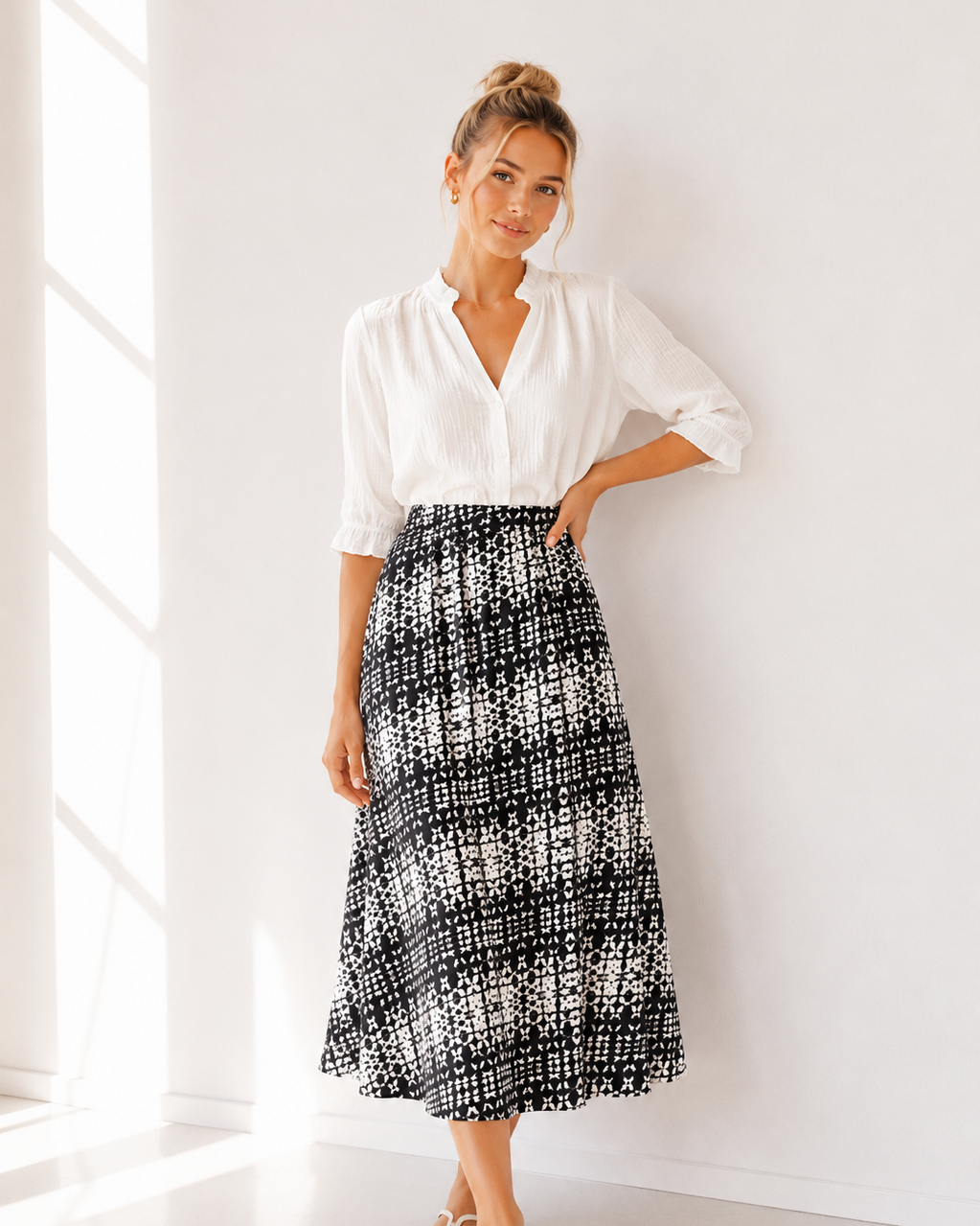 FALDA MNIDI ESTAMPADA