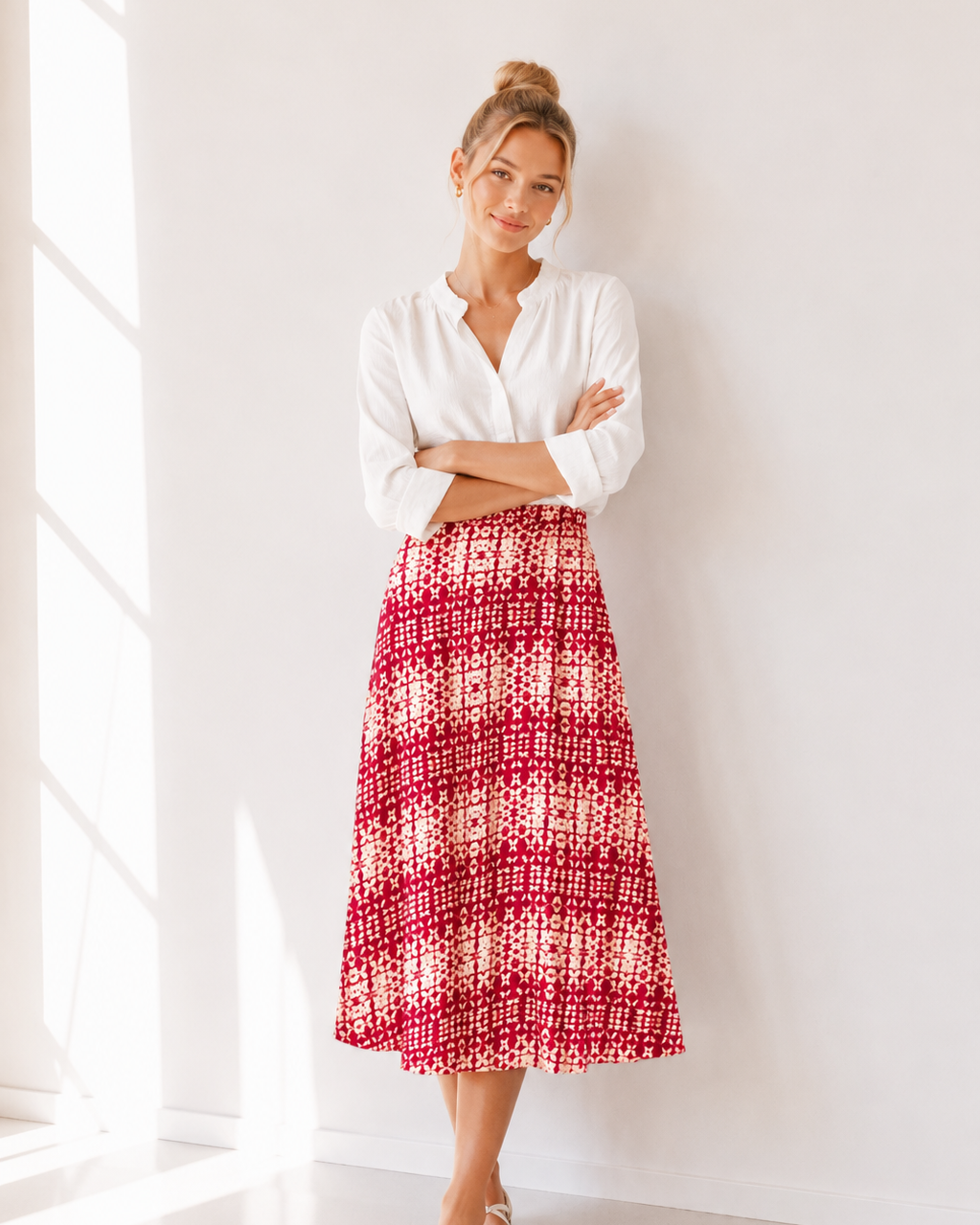 FALDA MNIDI ESTAMPADA