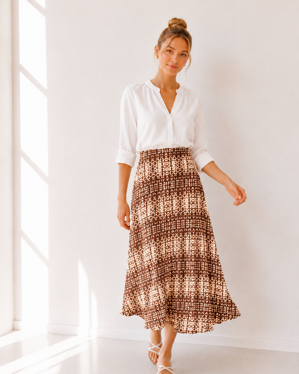 FALDA MNIDI ESTAMPADA