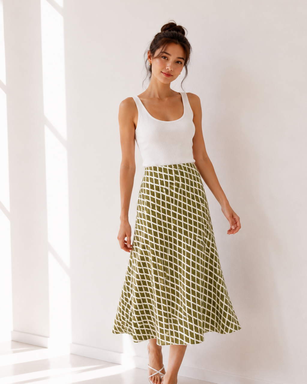 FALDA EVASÉ ESTAMPADA