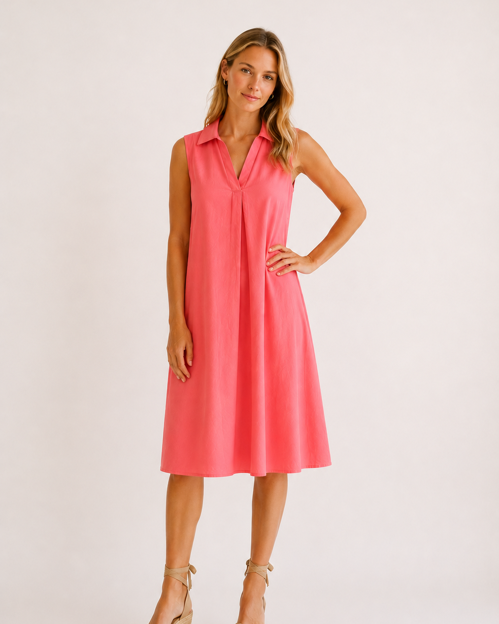 VESTIDO CUELLO CAMISERO