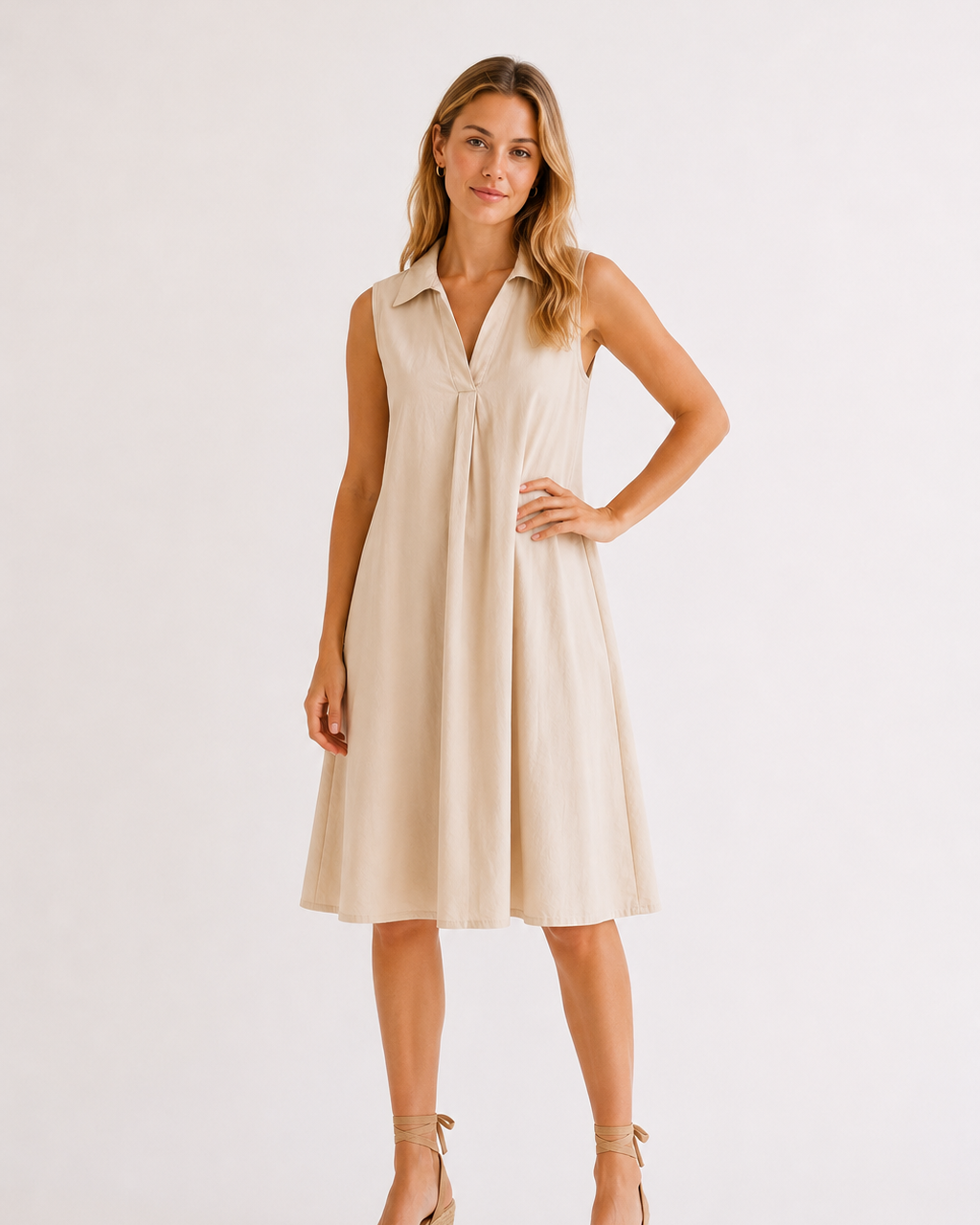 VESTIDO CUELLO CAMISERO