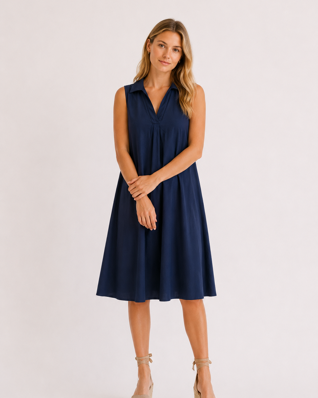 VESTIDO CUELLO CAMISERO