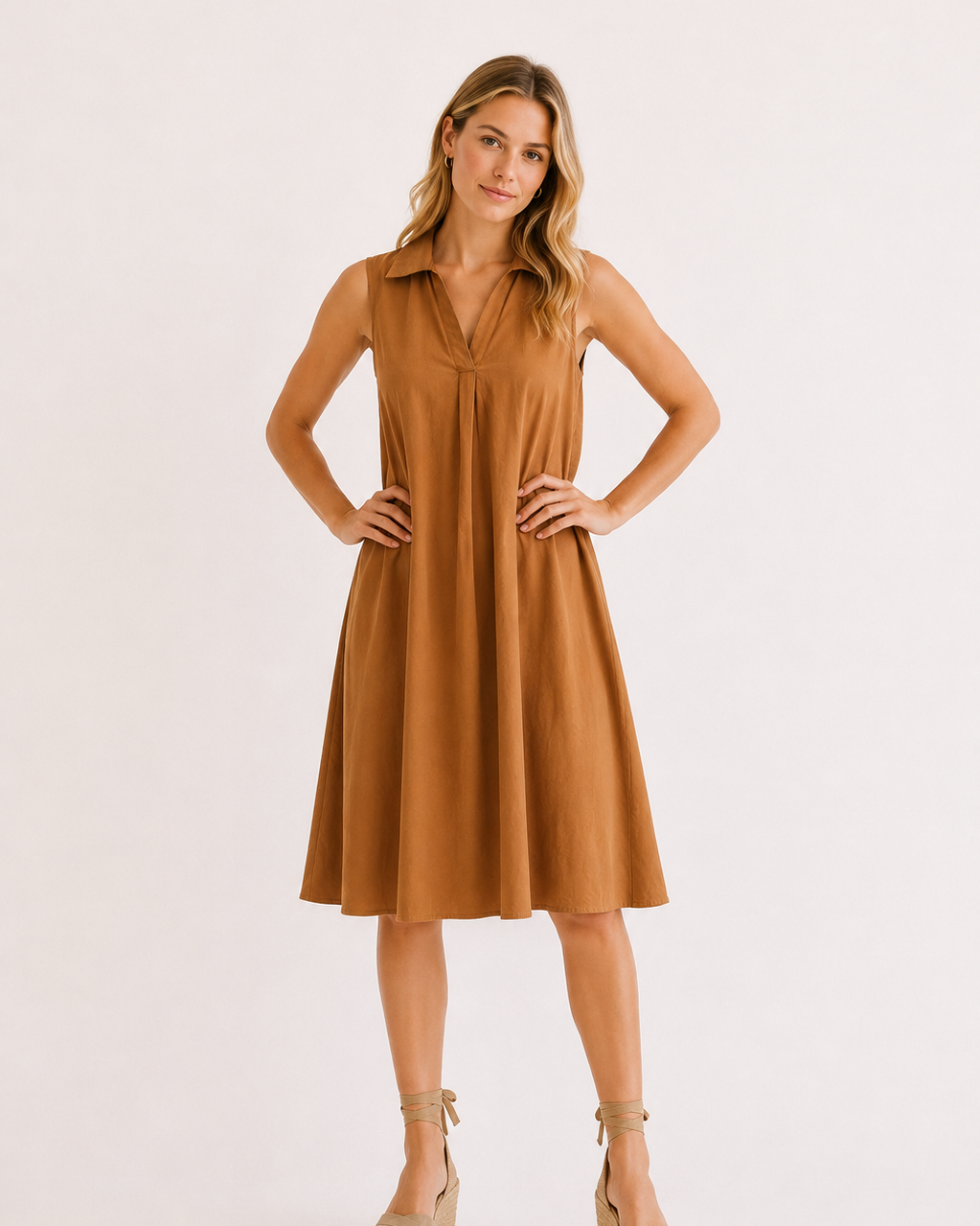 VESTIDO CUELLO CAMISERO