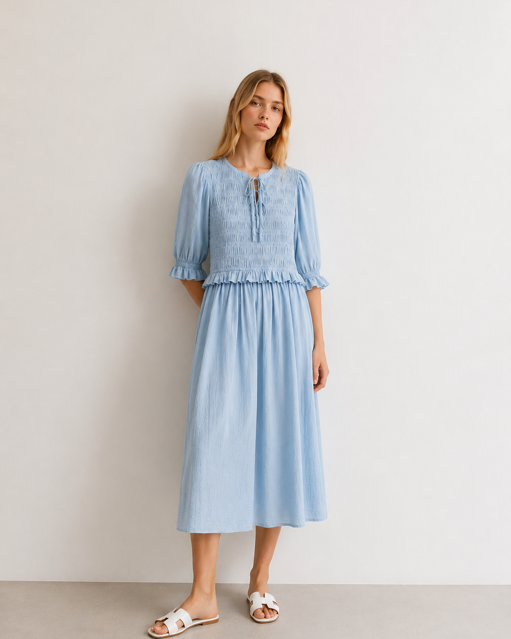VESTIDO NIDO DE ABEJA