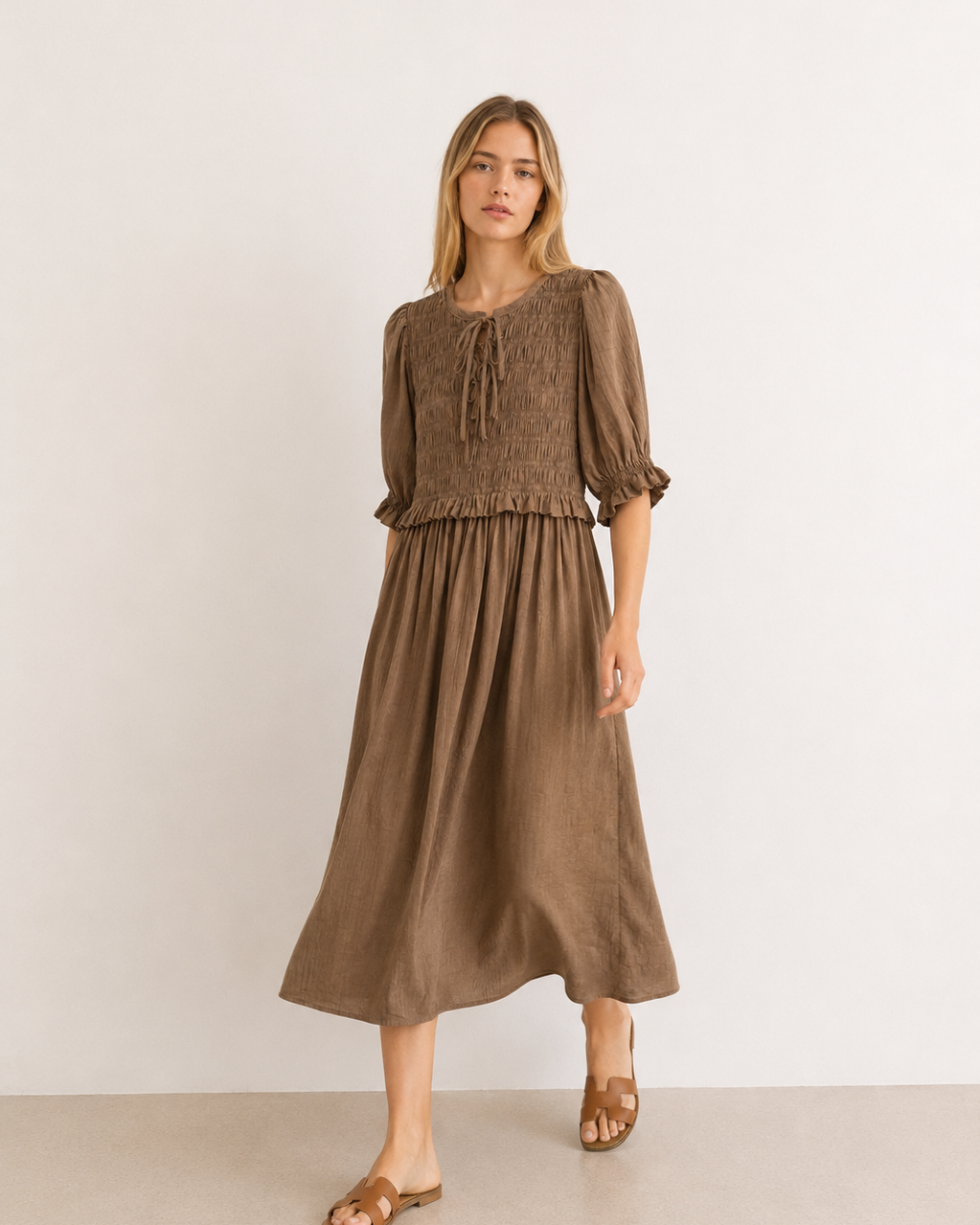VESTIDO NIDO DE ABEJA