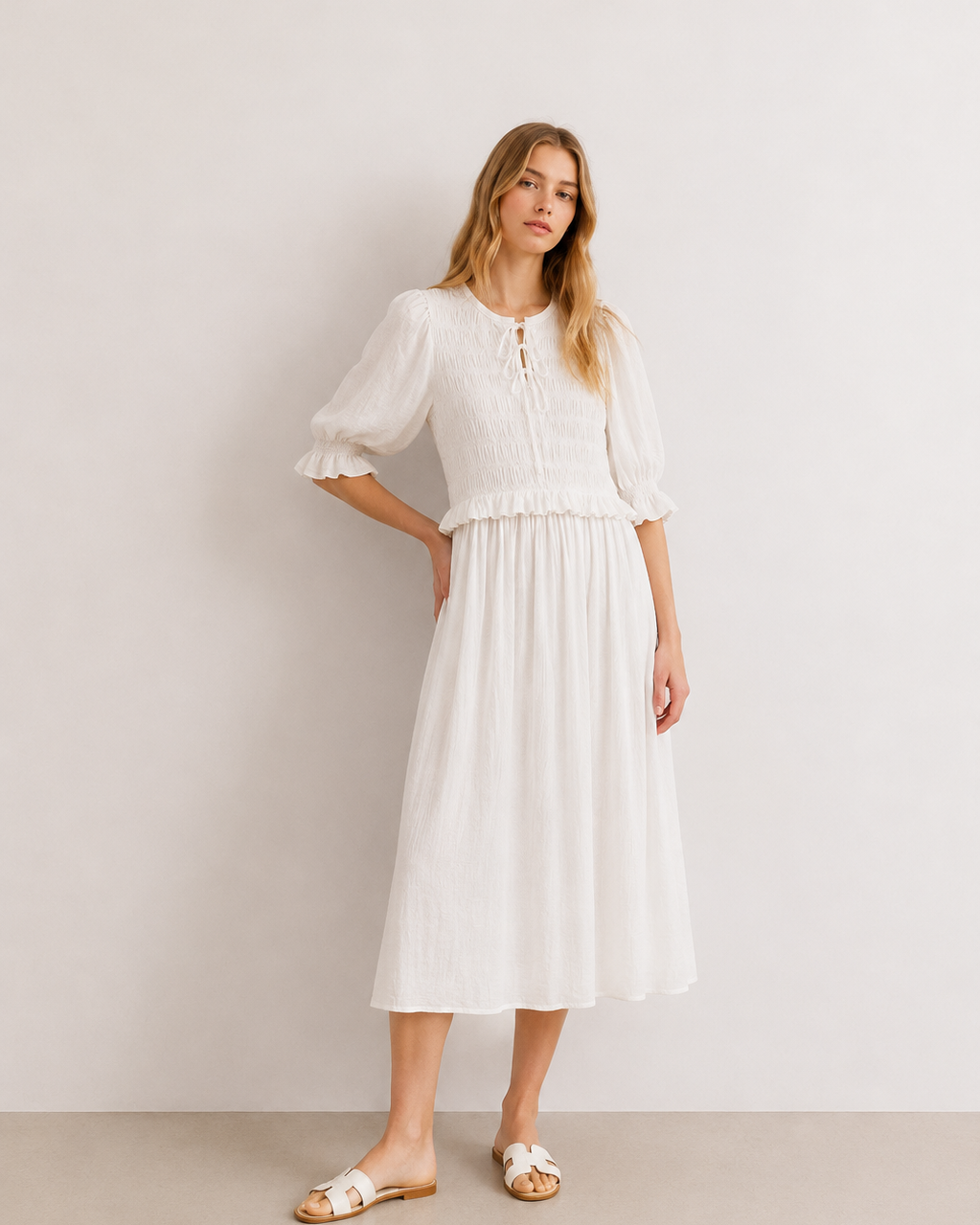 VESTIDO NIDO DE ABEJA