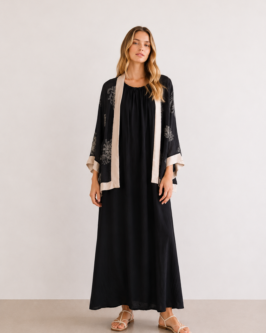 KIMONO ESTAMPADO FLORAL