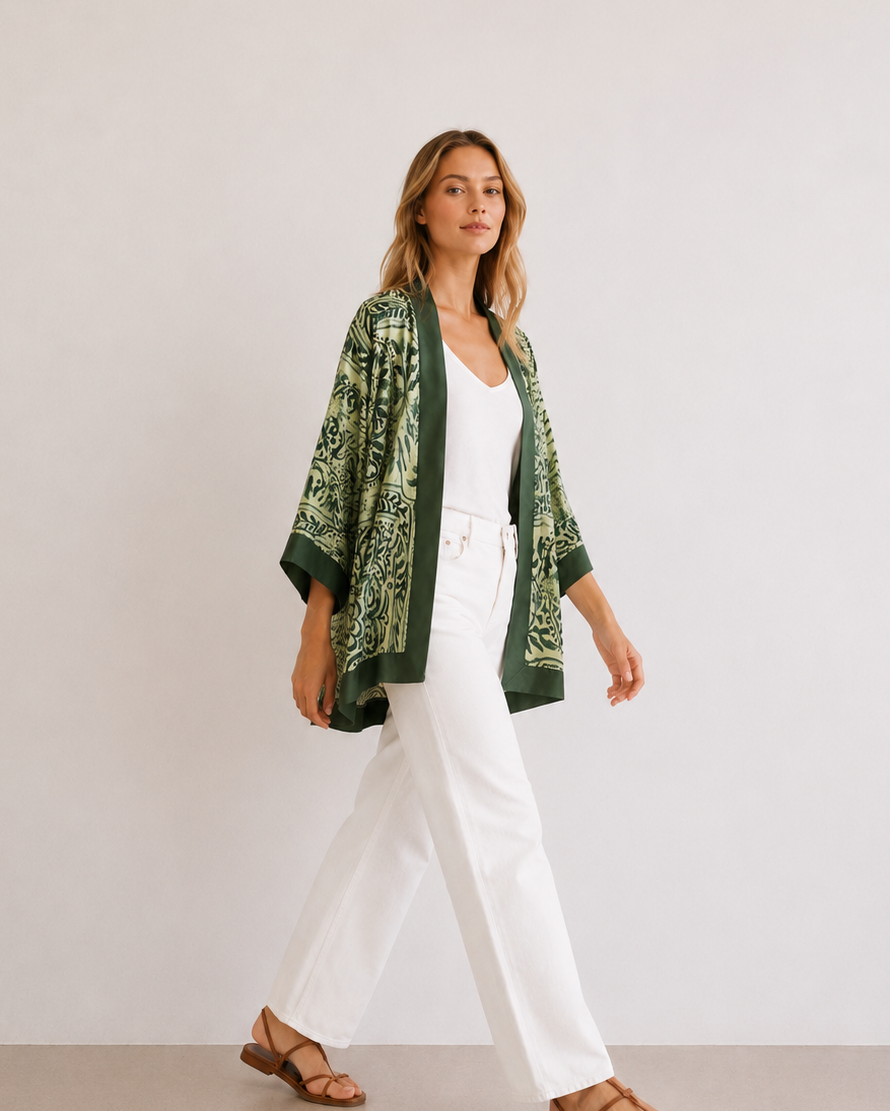 KIMONO ESTAMPADO ORNAMENTAL