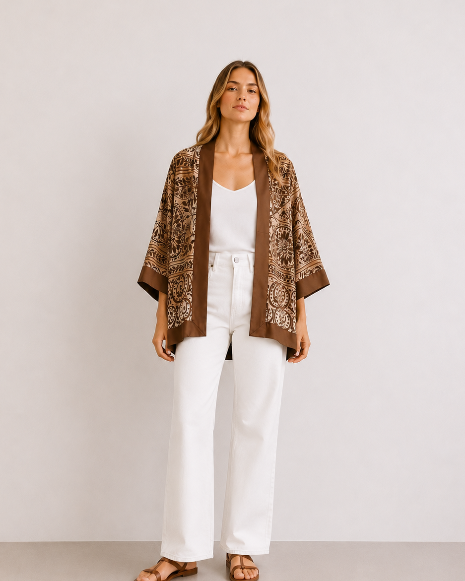 KIMONO ESTAMPADO ORNAMENTAL