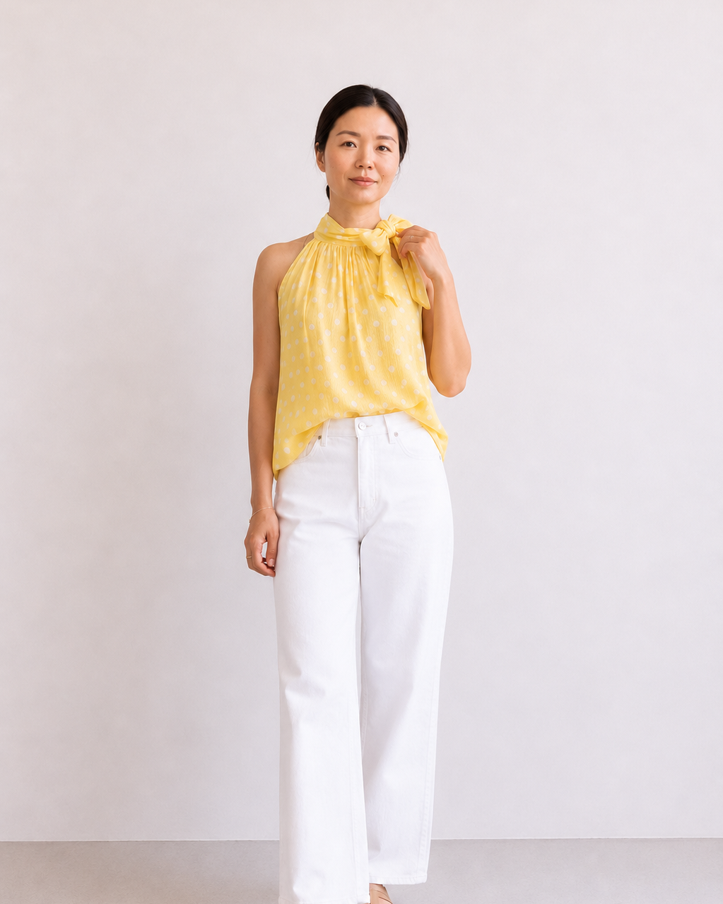BLUSA LAZO LUNARES