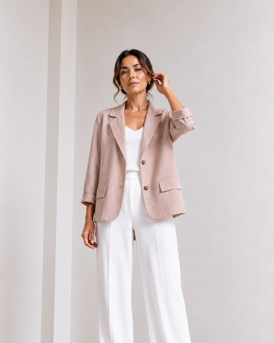 CHAQUETA BLAZER TEXTURA