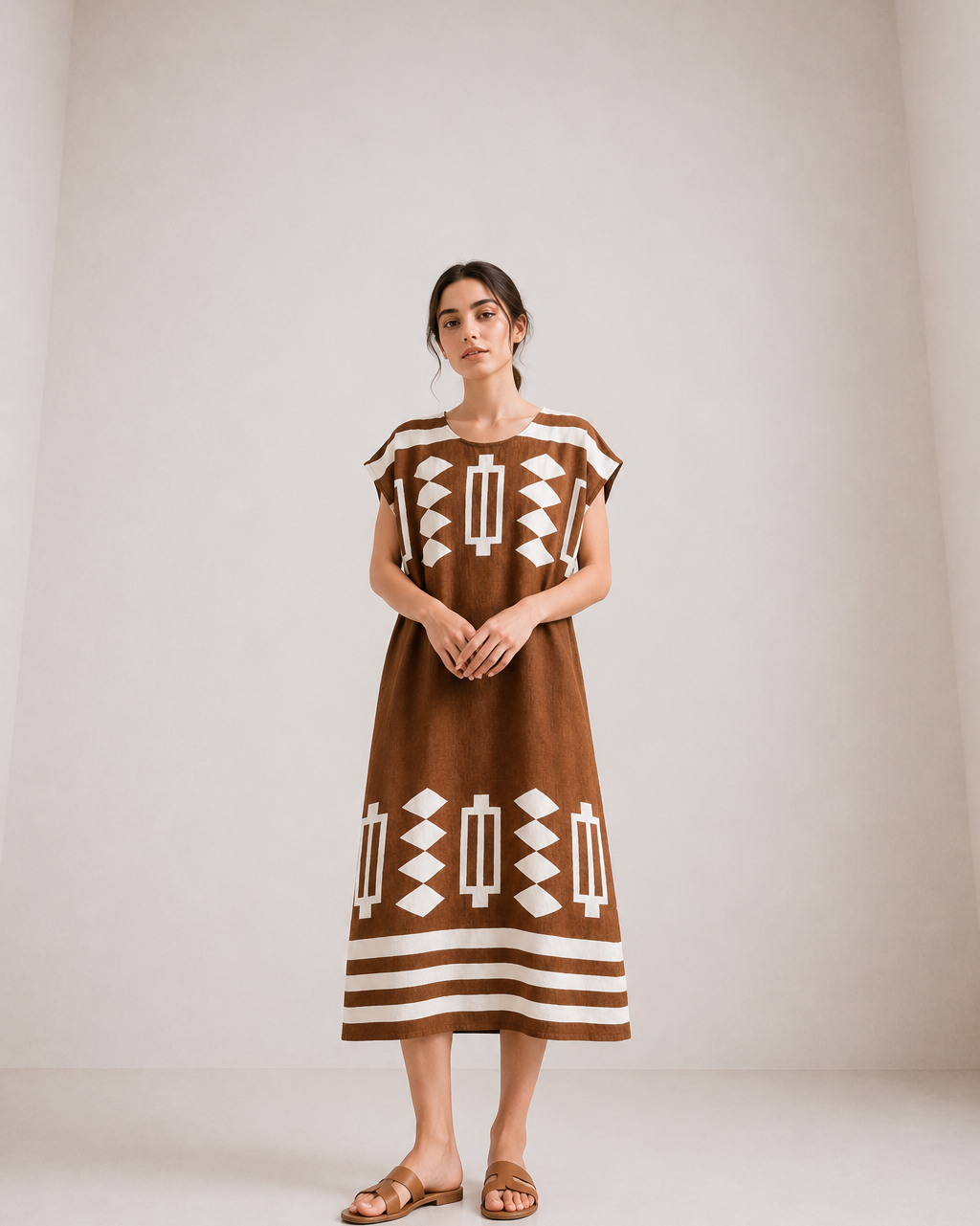 VESTIDO TÚNICA ESTAMPADO