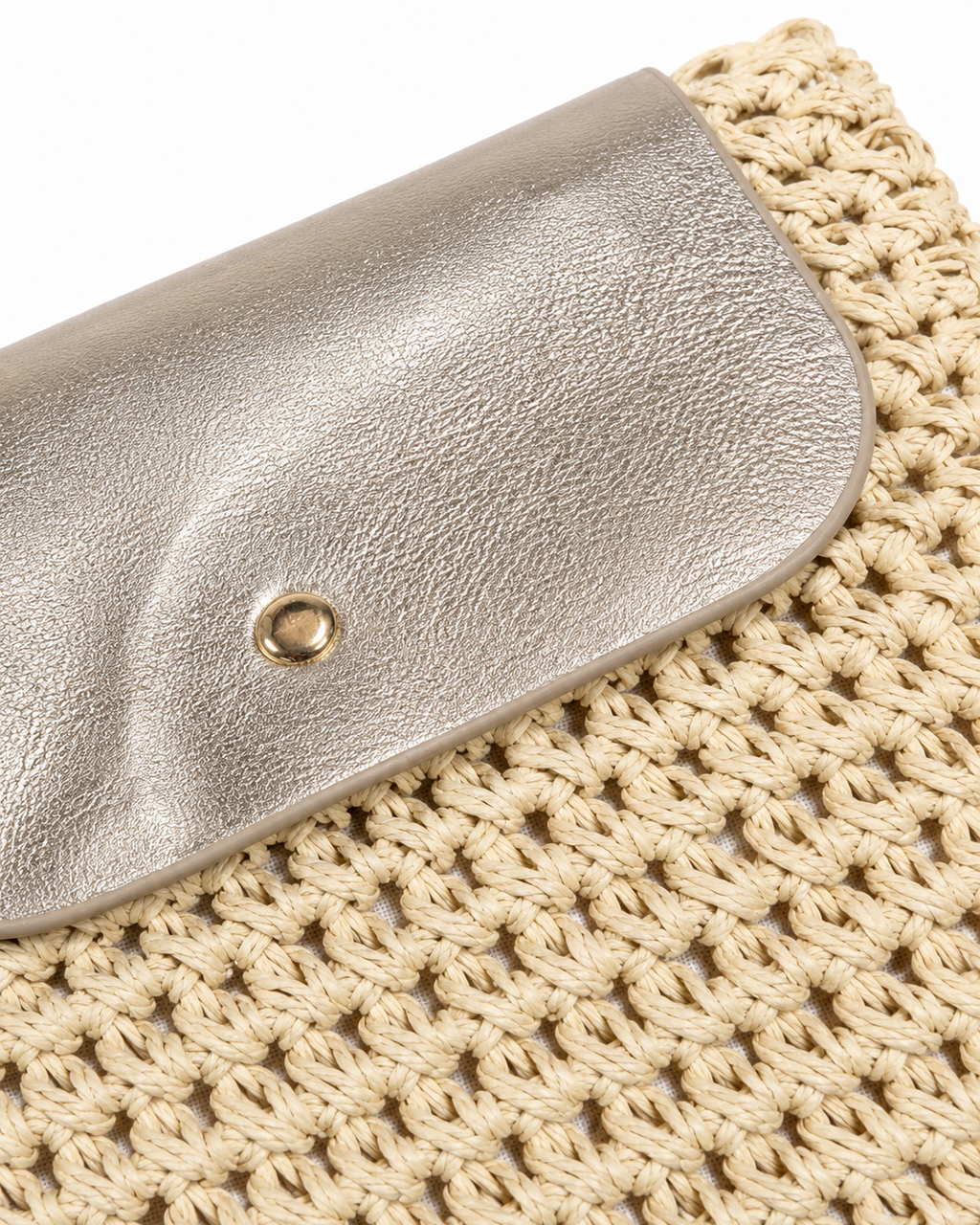BOLSO RAFIA DORADO