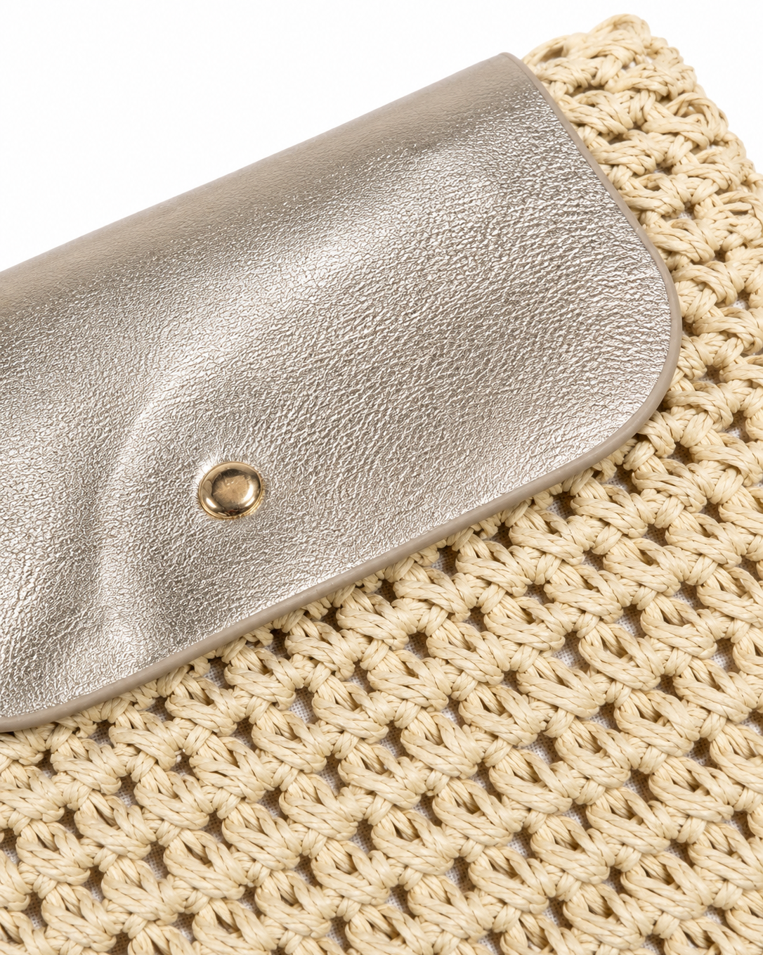 BOLSO RAFIA DORADO
