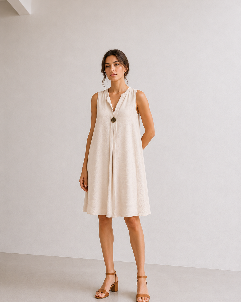 VESTIDO DETALLE BOTÓN