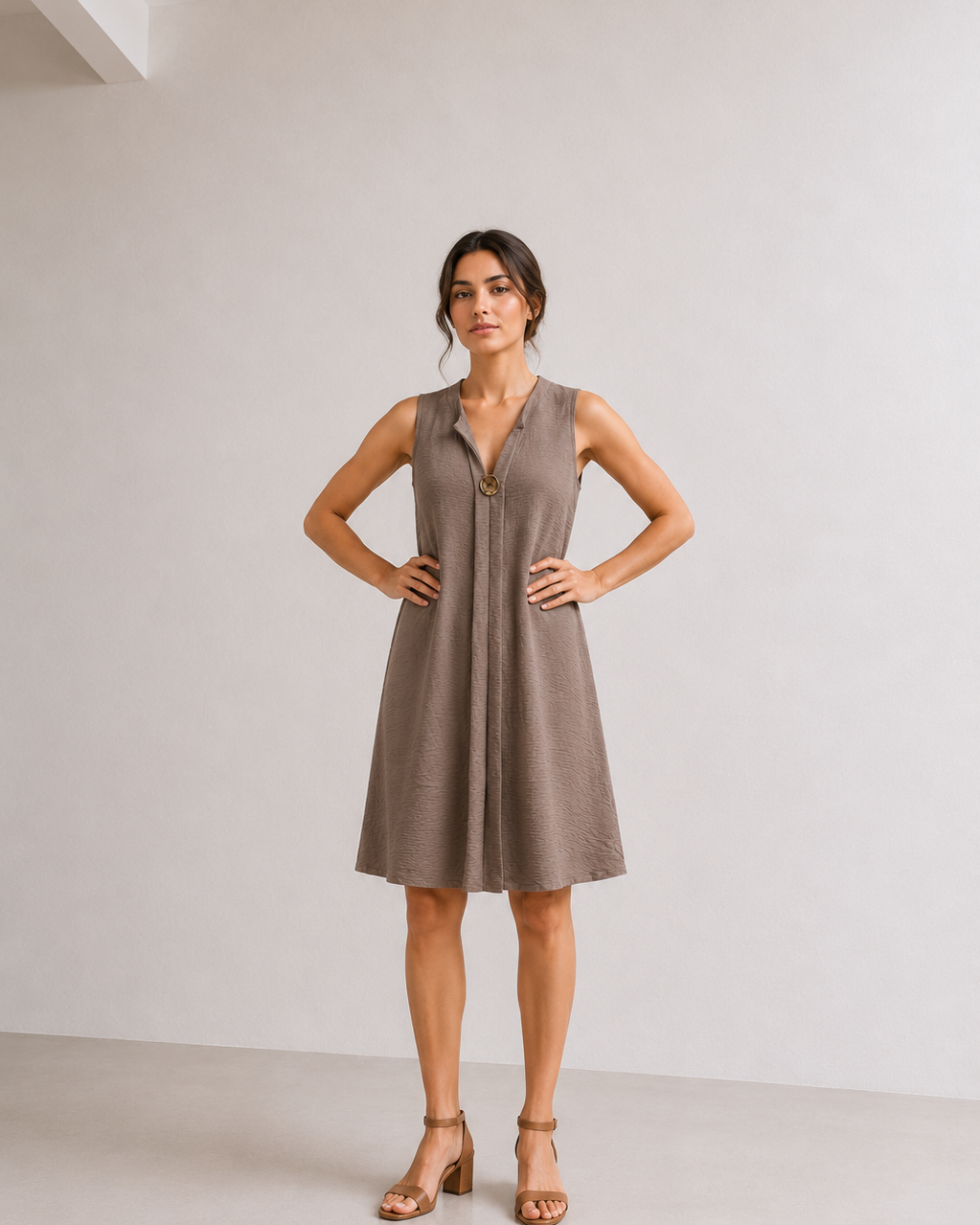 VESTIDO DETALLE BOTÓN