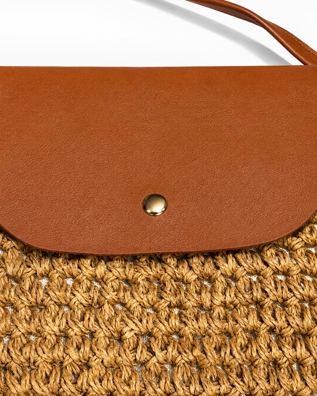 BOLSO RAFIA MARRÓN