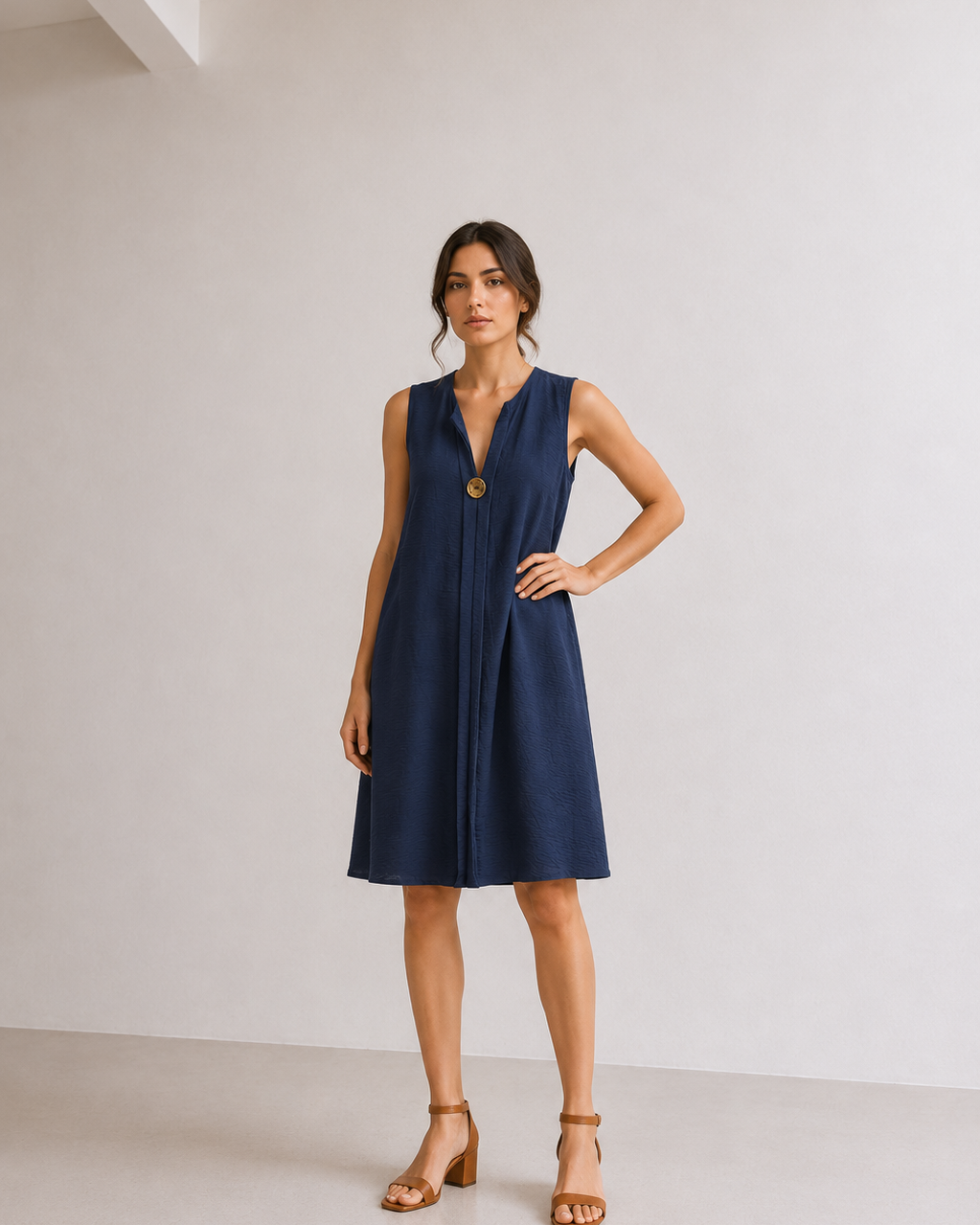 VESTIDO DETALLE BOTÓN