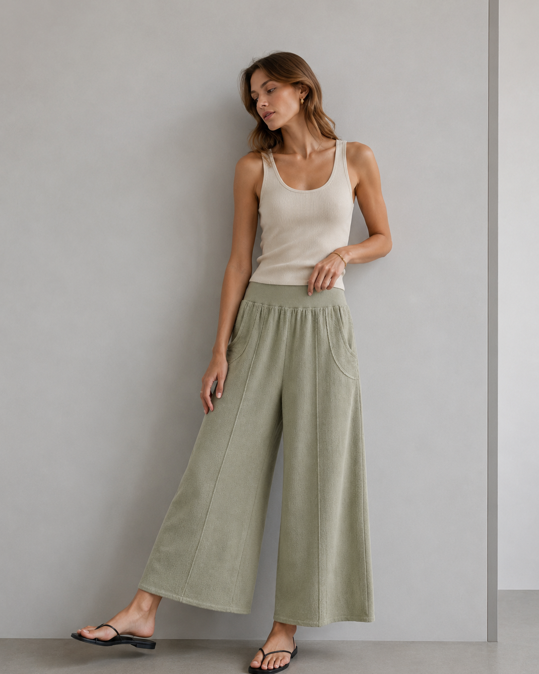 PANTALÓN GOMA LINO