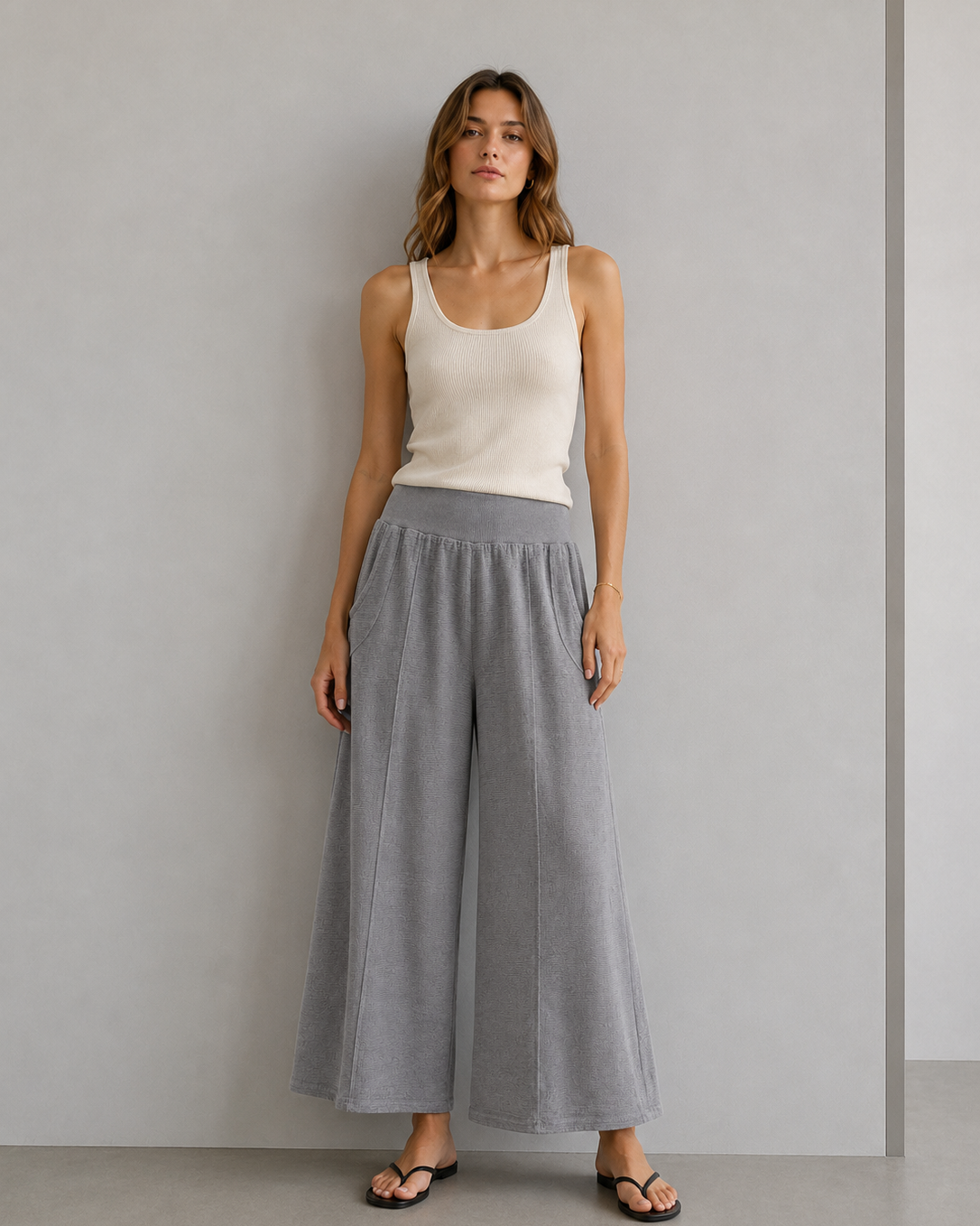 PANTALÓN GOMA LINO