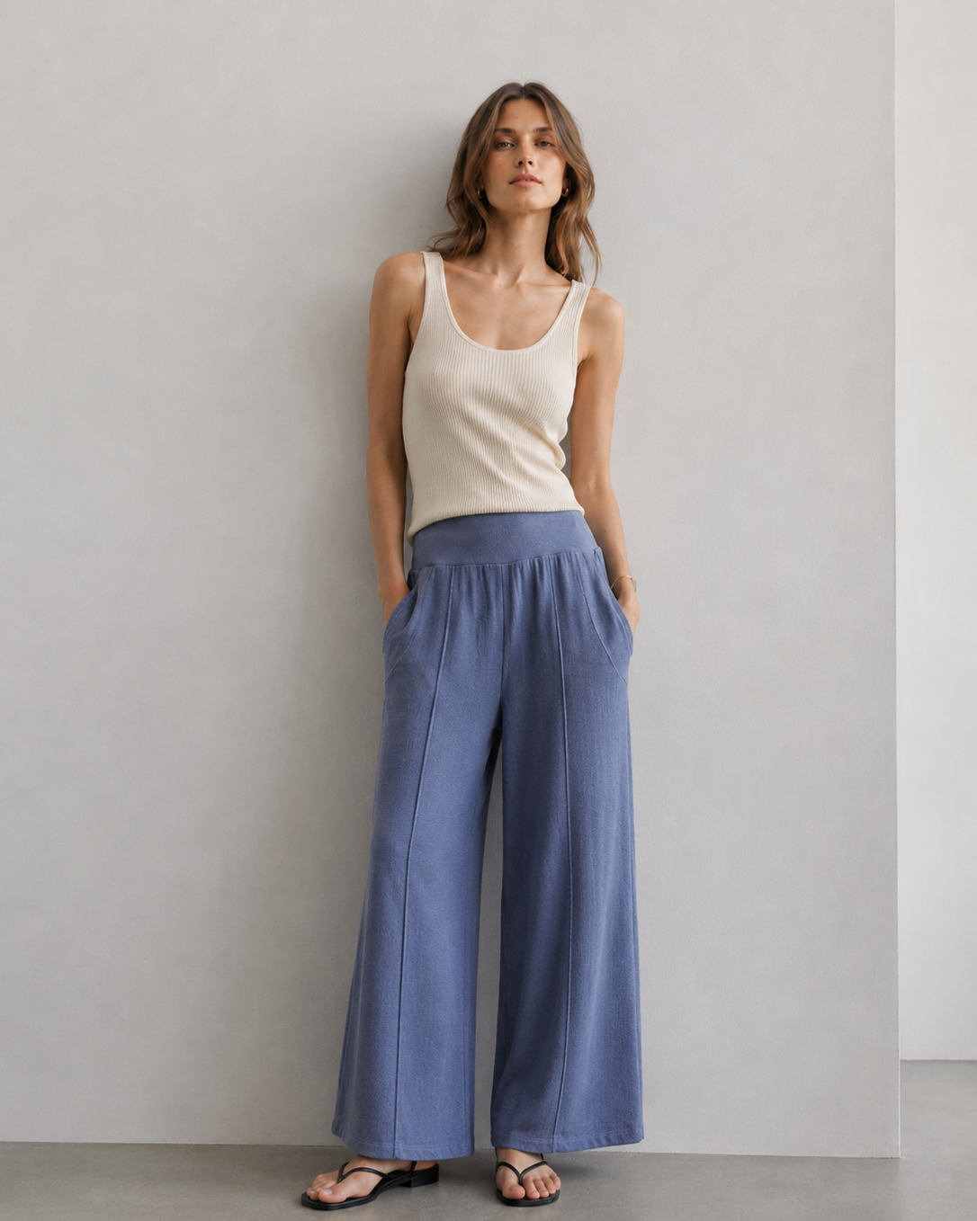 PANTALÓN GOMA LINO
