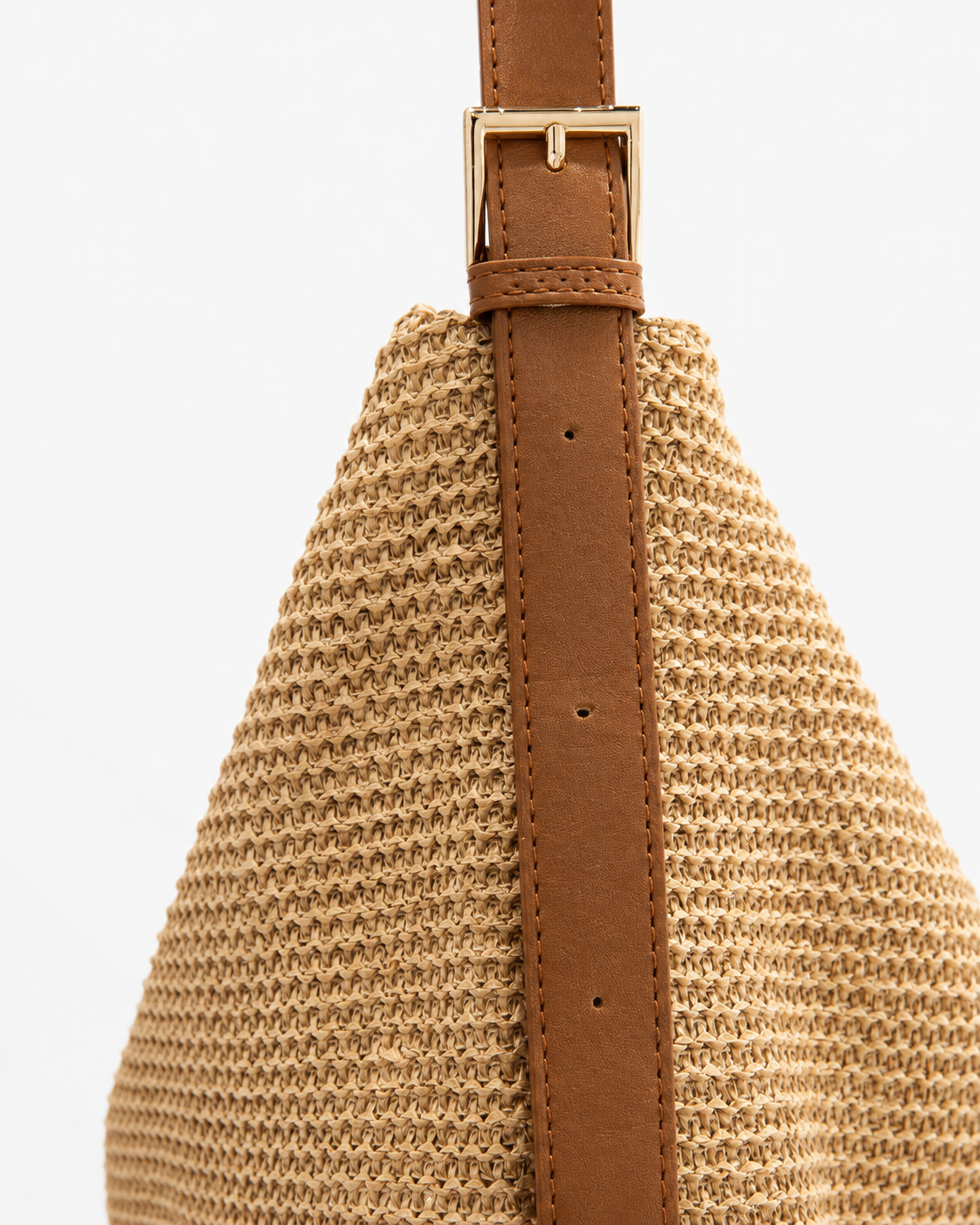 BOLSO HOBO RAFIA OSCURO