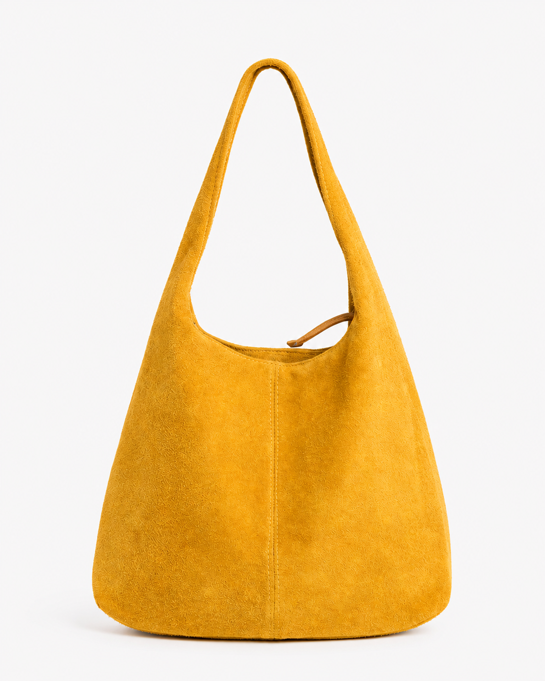 BOLSO HOBO ANTE MOSTAZA