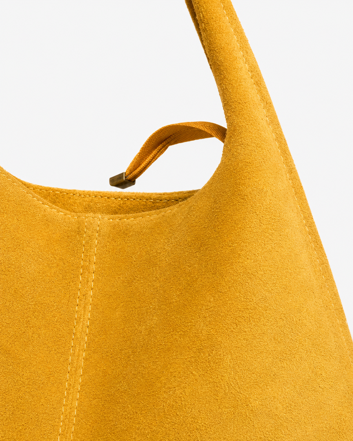 BOLSO HOBO ANTE MOSTAZA