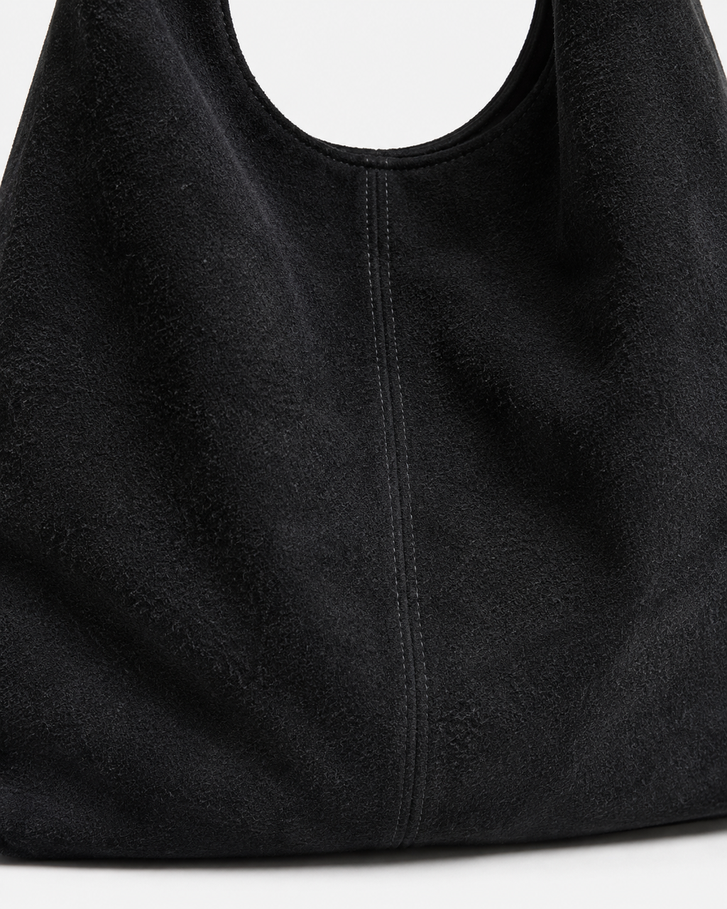 BOLSO HOBO ANTE NEGRO