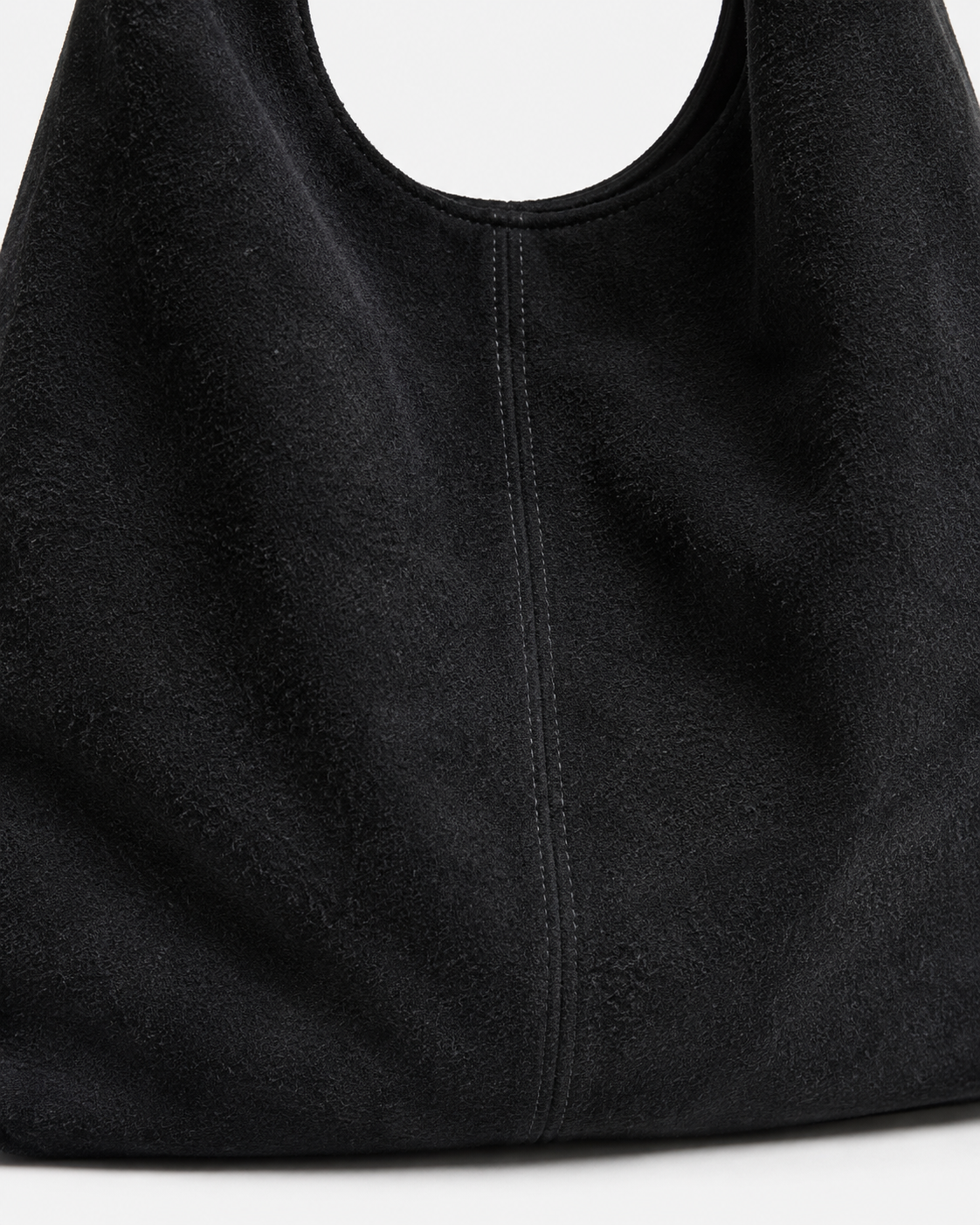 BOLSO HOBO ANTE NEGRO