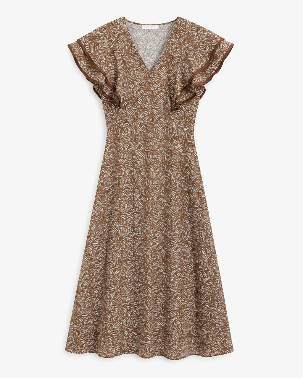 VESTIDO VOLANTE ESTAMPADO