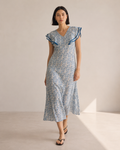 VESTIDO VOLANTE ESTAMPADO
