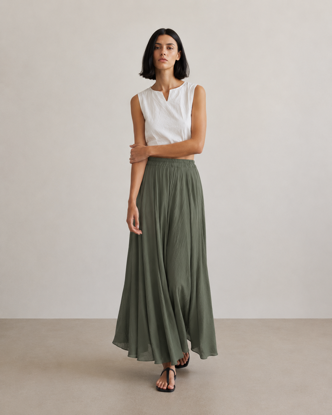 FALDA MAXI FLUIDA