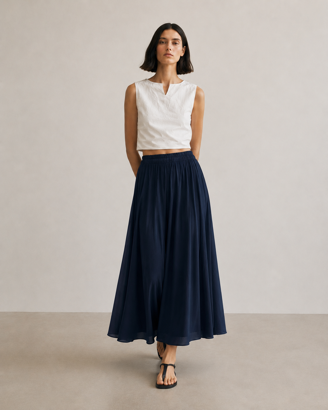 FALDA MAXI FLUIDA