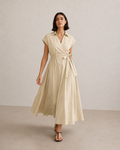 VESTIDO MIDI CRUZADO