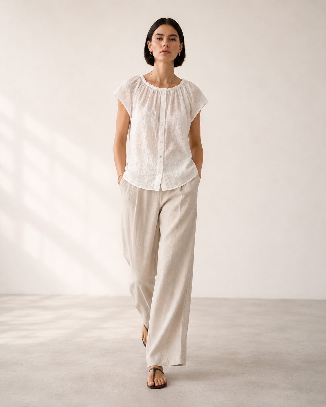 BLUSA FUNCIDA BOTONES