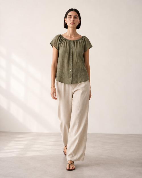 BLUSA FUNCIDA BOTONES