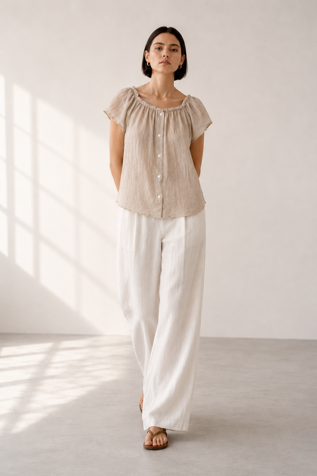BLUSA FUNCIDA BOTONES