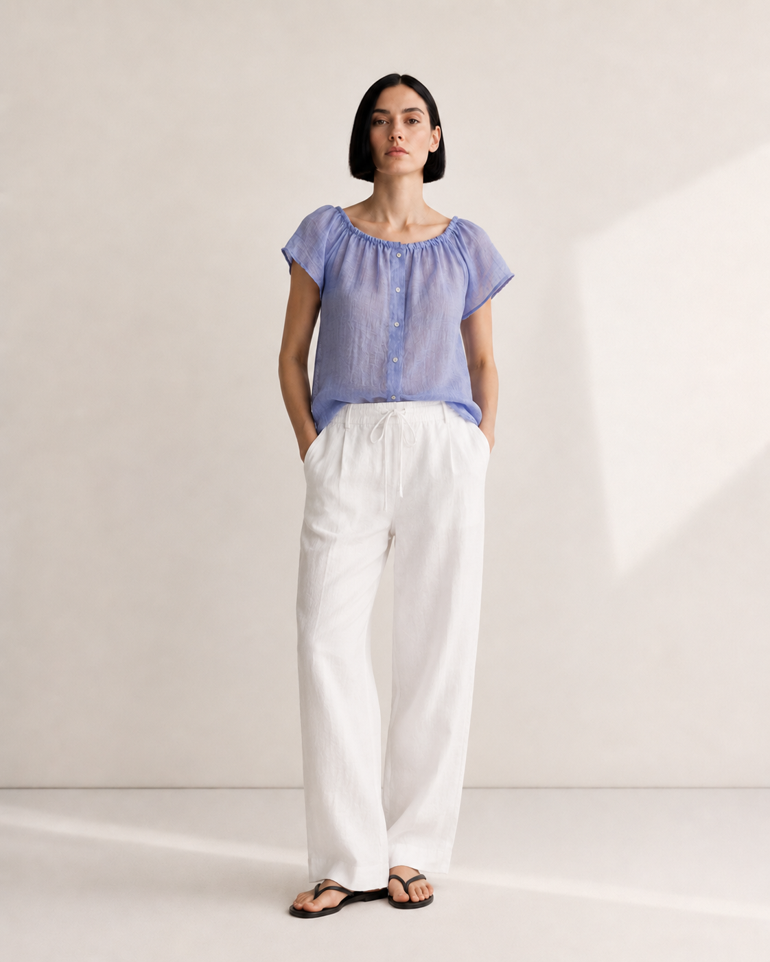 BLUSA FUNCIDA BOTONES