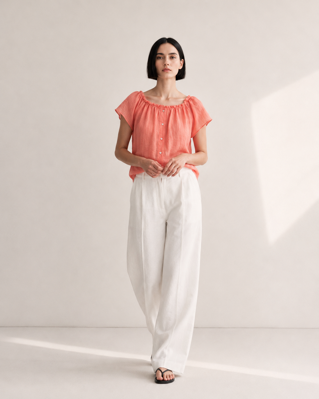 BLUSA FUNCIDA BOTONES