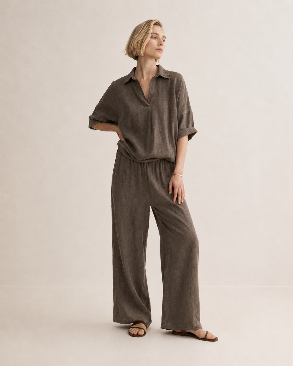 PANTALÓN LINO WIDE LEG